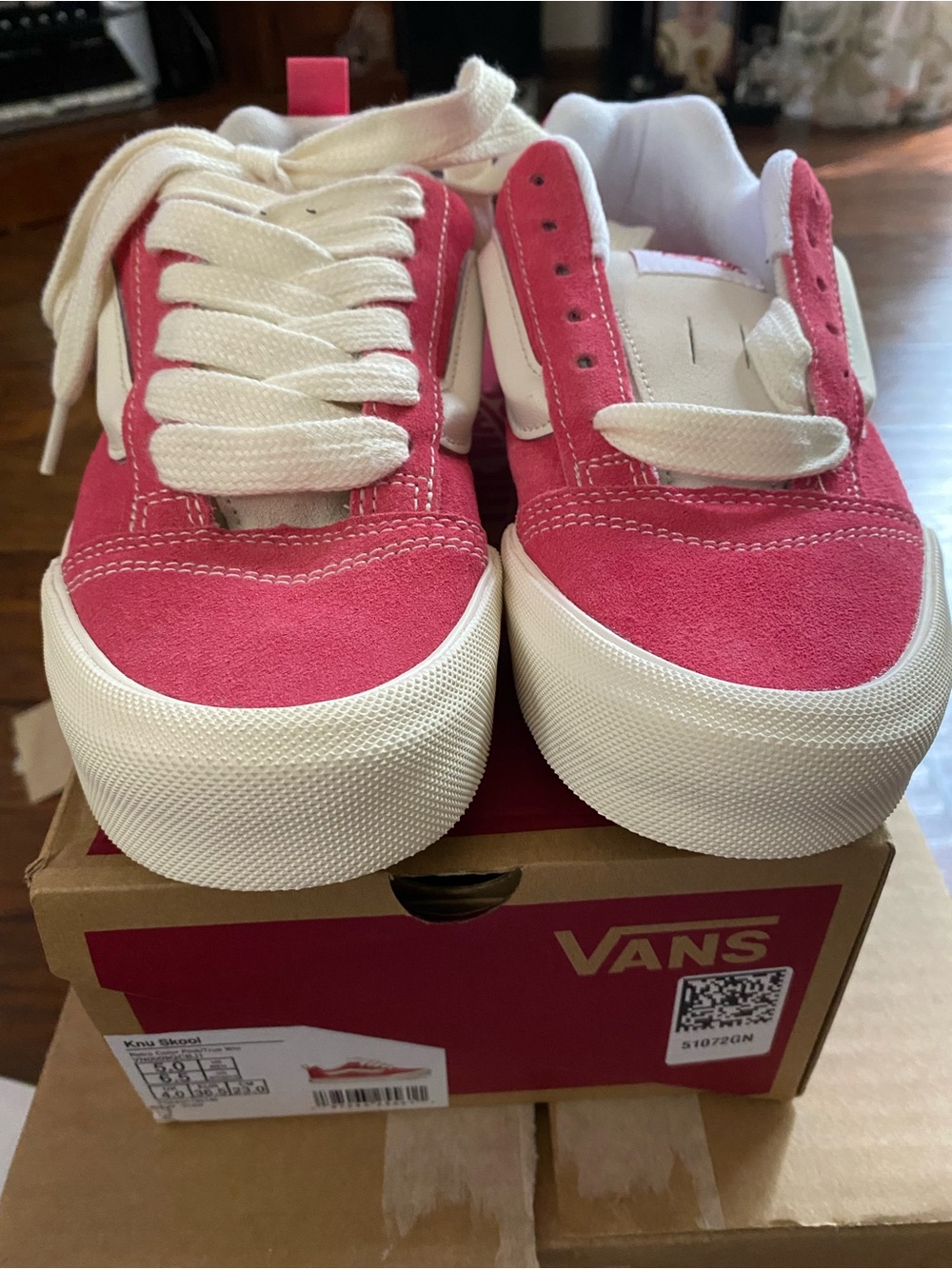 Vans Women’s Nu Skool Hot Pink Low Top Skate Sneakers